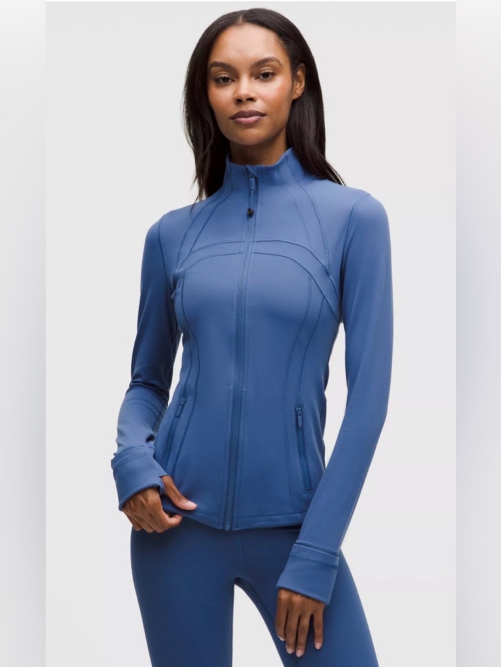 Lululemon Define Jacket in Blue Nile, Size 12, NWOT Excellent Condition!